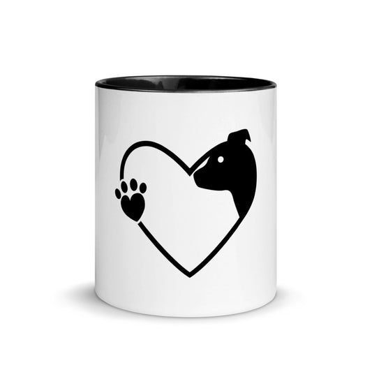 Cute puppy mug with Color Inside