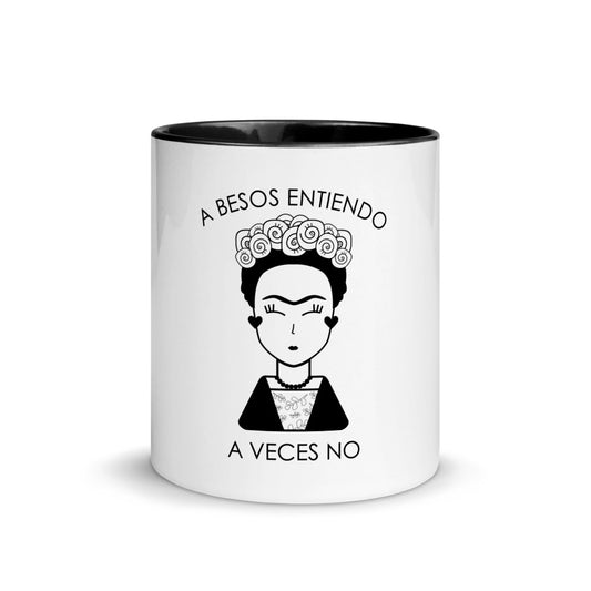 Coffee mug - A besos entiendo, aveces no