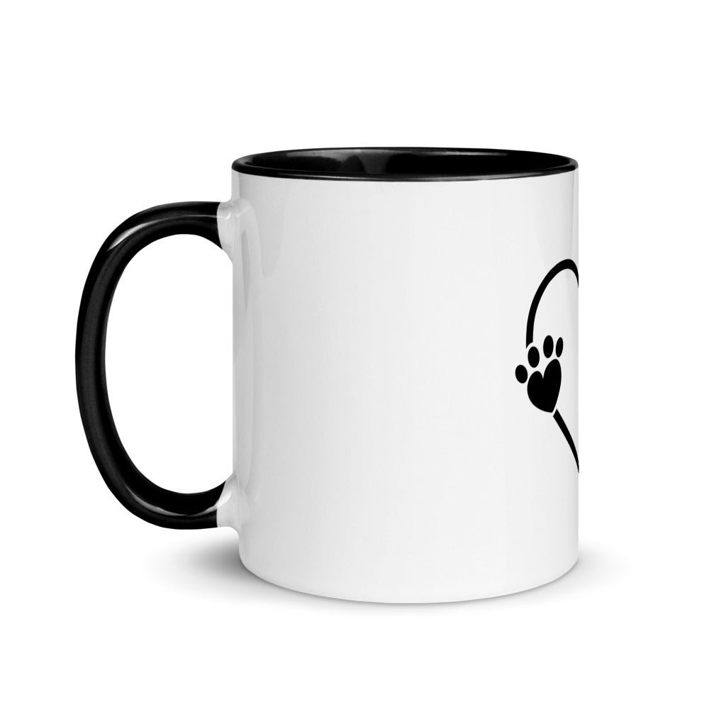 Cute puppy mug with Color Inside