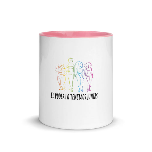 El poder lo tenemos juntas -  Coffee mug with Color Inside